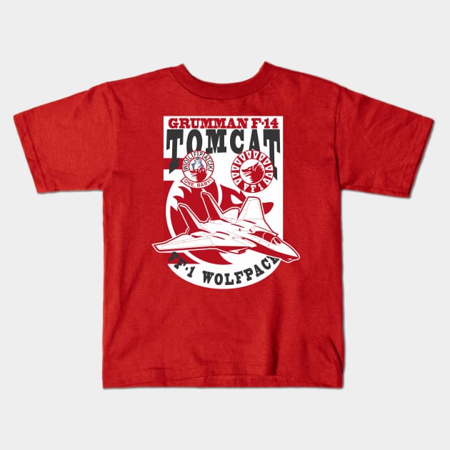 VF-1 Wolfpack Kids T-Shirt by MBK